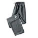 Men's Ice Silk Quick Drying Stain Resistant Casual Pants Summer Thin Loose Fitting Straight Leg Harem Cropped Polyester_viptrois.com