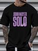 John Mayer Solo Logo Trending Tour 2023 Signature Black All Size Shirt FA1717 Fashion Designer Clothes Streetwear Homme Summer Soft Unisex Stylish_viptrois.com