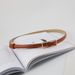 Korean retro small belt women fashion simple casual with dress jeans coat thin belt trend_viptrois.com