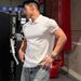 Fitness Men's Summer Simple Solid Color Chinese Style Polo Shirt Henry Collar Sports Breathable Cuffed Short Sleeve_viptrois.com