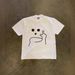Heavyweight Pure Cotton Loose Short Sleeve T-Shirt Retro Fun Print Unisex Summer Top For Men And Women 250g_viptrois.com