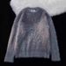 Oversized Men’s Sweater – Soft Plush Velvet Knit Pullover, Relaxed Fit Round Neck Casual Top For Winter & Fall_viptrois.com