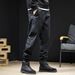 Men's Workwear Cargo Pants Fleece Lined Utility Relaxed Fit Drawstring Black Grey Khaki Winter Regular Versions_viptrois.com