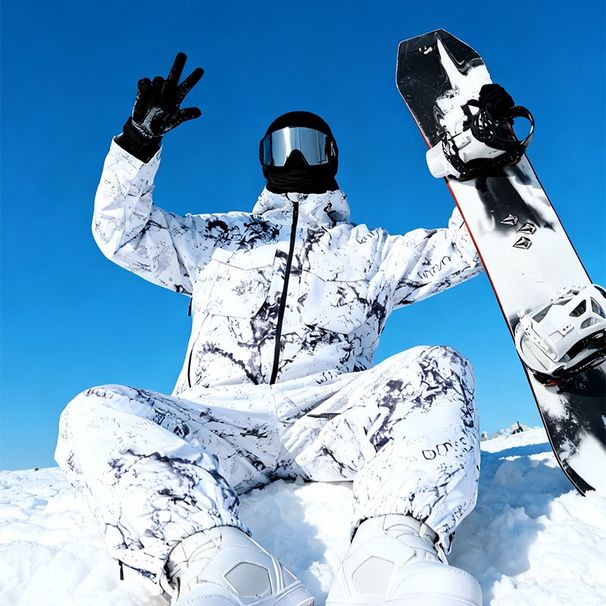 Pulse Wholesale New 3L Suit Men's Waterproof Windproof Thickened Professional Warm Winter Ski Jacket And Pants Set_viptrois.com