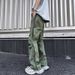 Men's Clothing Army Green Button Down Overalls For Men Summer Quick Drying Sports Pants Outdoor Mountaineering Assault Pants_viptrois.com