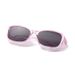 Small Square Frame Sunglasses – Eye Protection, Anti-Sand & Wind, Jelly Color (Postoperative & Outdoor Use)_viptrois.com