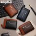 Wallet Card Cases Zipper Card Holder Coin Purse Men's Card Holder Retro Organ Bag Id Bag Retro Business Wallet_viptrois.com