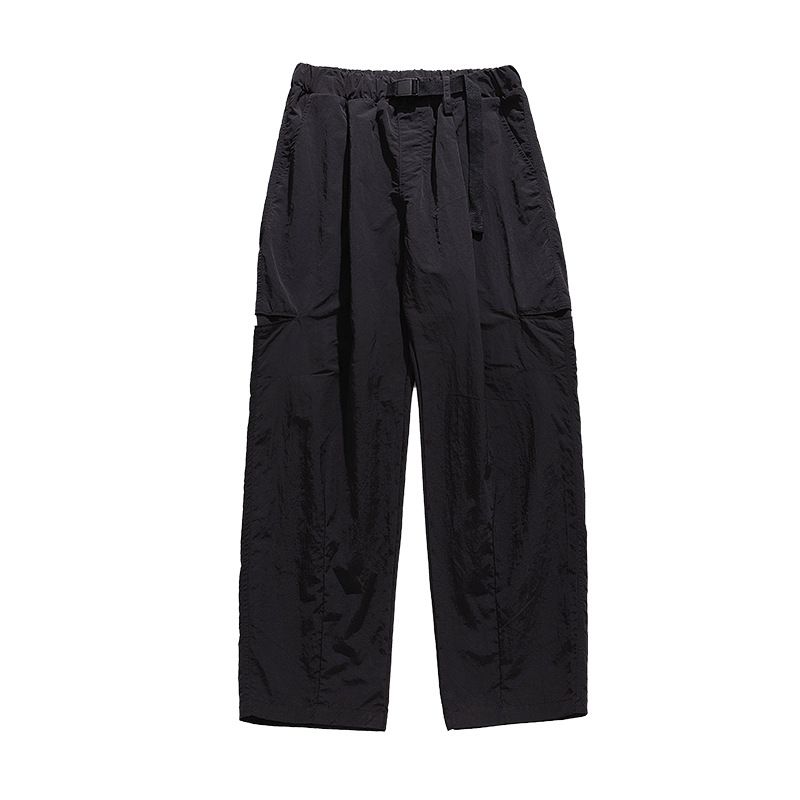 Men's Clothing Japanese Outdoor Functional Style Casual Pants Men's Spring New Style Water Repellent Side Pocket Design Loose Workwear Trousers_viptrois.com