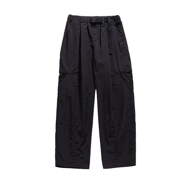 Men's Clothing Japanese Outdoor Functional Style Casual Pants Men's Spring New Style Water Repellent Side Pocket Design Loose Workwear Trousers_viptrois.com