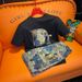Men's Clothing Men's Summer Embroidered Short-sleeved T-shirt Shorts Suit Fashion New Two-piece Suit For Men_viptrois.com