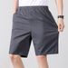 K Men's Thin Loose Work Pants Casual Five-Pocket Shorts Outerwear_viptrois.com