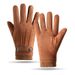 Men's Winter Riding Gloves - Touchscreen Compatible, Windproof & Fleece Lined With Suede Finish For Cycling & Outdoor Activities_viptrois.com