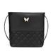 Butterfly Embellished Quilted Shoulder Bag - Stylish & Lightweight Crossbody Purse For Women (Versatile For Work & Daily Use)_viptrois.com