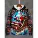 Cross-Border Foreign Trade Hot-Selling Autumn And Winter Men's New Digital Print Christmas Series Hooded Sweatshirt_viptrois.com