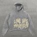 Men's Clothing Fashionable Youth Trendy Letter Sweatshirt For Outerwear Casual Loose Daily Sweatshirt Dopamine New Style_viptrois.com