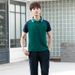 Unisex School Sportswear Set – Breathable Polyester Athletic Outfit For Teens (Long Sleeve Top + Joggers, Blue/Green, 120-190cm, B-Class Safety)_viptrois.com