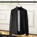 Men's Clothing Men's Slim Fit Casual Shirt Long Sleeved Letter Printed Seam Sealed Trendy Autumn Winter Clothing For Formal & Casual_viptrois.com