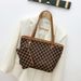 Women's Bags New Fashion Casual Checkerboard Print Wallet Pendant Shoulder Bag_viptrois.com