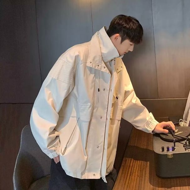 New Stormtrooper Jacket Men's Spring and Autumn Trendy Brand Rascal Handsome Work Jacket Trendy Loose Top Clothes_viptrois.com