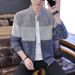 Loom Cross-Border Foreign Trade Dropshipping Autumn Winter Men's Zipper Fleece Lined Thickened Knitted Cardigan Stand Collar_viptrois.com