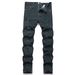 Men's Clothing Black Jeans Men New Elastic Hole Men's Denim Foreign Trade Men's Jeans Trousers_viptrois.com