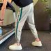 Men's Premium Ice Silk Joggers Ultra-Lightweight Tapered Ankle Pants for Summer Breathable Quick-Dry Casual Sports Wear_viptrois.com