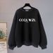 Autumn And Winter New Women's Men's Same Sweater Fleece Thickened Trendy Round Neck Casual Top To Keep Warm_viptrois.com