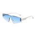 New Frameless Metal Foot Cat Eye Sunglasses Cross Border Hot Selling Sun Protection High End Sunglasses_viptrois.com