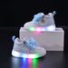 Children's Shoes New Spring And Autumn Girls Princess Led Light Up Small And Medium Girls Casual Bow Sports Soft Bottom Shoes_viptrois.com