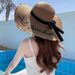 Hats made of women's straw, popular on the internet summer beach outings. Fashionable versatile for shading and sun_viptrois.com