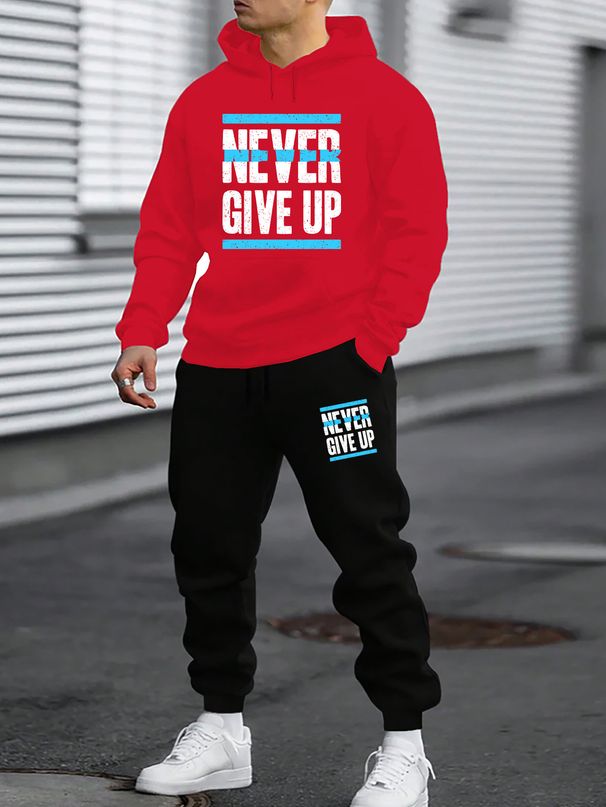 Men's Hip-hop Style 3d Digital Print Hoodie & Jogger Set - Casual Streetwear Outfit For Fall/Winter_viptrois.com