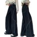 Q2419 Curved Denim Blue New Children's Miscellaneous European And American Jeans_viptrois.com