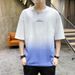 Short Sleeved 2023 Summer New Korean Brand Ins Youth Fashion Loose Casual T-shirt Men's Wear_viptrois.com