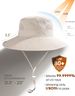 FURTALK Womens Sun Hat With Ponytail Hole Beach Hiking Summer Wide Brim UPF 80+ Outdoor Protection Foldable Bucket Hat_viptrois.com