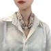 2024 New Silk Large Pearl Magnetic Collarbone Chain Long Women Spring Summer Decorative Necklace Versatile Small Neck_viptrois.com