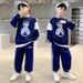 Kid's Clothing Boys autumn sweater suit 2024 new children's clothing spring and autumn sportswear big children autumn Internet celebrity street trend_viptrois.com