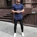 2023 Pencil Pant Elatic Sweatpant Men Fit Solid Ripped Denim Harem Pant Caual Black Blue White Detroyed Jean_viptrois.com