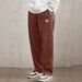 Men's Loose Wide-leg With A Drapey Feel, Trousers, Japanese-style Solid Color Simple Trendy American Retro Casual Long_viptrois.com