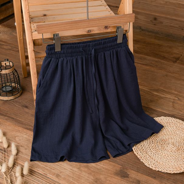 Men's Clothing Men's Summer Linen Shorts Breathable Comfortable Versatile Skin Friendly Trendy White Pants Set_viptrois.com