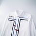 Men's Geometric Print Slim Fit Long Sleeve Shirt – Modern & Stylish Casual Top Elevate Your Style With Geometric Prints_viptrois.com