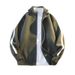 Pure Cross-Border Hot-Selling European Plus Size Striped Cardigan Knitted Sweater Men's Jacket Zipper Stand Collar Factory_viptrois.com
