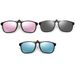 Magnetic Clip-On Polarized Sunglasses - UV400 Flip-Up Shades For Driving/Fishing (Prescription Glasses Compatible)_viptrois.com
