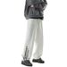 Men's Spring Loose Fit Straight Leg Sweatpants Versatile Casual Long Pants with Three Stripes American Style for Men_viptrois.com