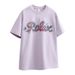 Short Sleeved Men's 2025 Summer New Trendy Brand Loose Casual Letter Printed Round Neck Base Shirt T-shirt Top_viptrois.com
