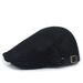 Summer Hollow Mesh Duckbill Cap Breathable Beret Women Korean Style Trendy Sun For Men Solid Color Forward Hat_viptrois.com
