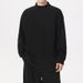 Men's Thermal Fleece Sweater - Soft High Neck Pullover For Winter & Fall, Lightweight Warm Base Layer, Casual Loose Fit Turtleneck Top_viptrois.com