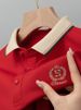 Men's Clothing Summer Men's Short Sleeved T Shirt High End Embroidered Polo Shirt Original Heavyweight Half Sleeved Top For Men_viptrois.com