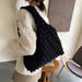 Women's Handle Bags Clouds, Bubbles, Folds, Commuter One-shoulder Vest Bag, Simple Handbag, Large-capacity Messenger Bag_viptrois.com
