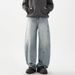 Men's Clothing Casual Pants Zipper Pocket Cuffed Sports Pants Spring And Autumn Cotton Large Size Loose Jeans_viptrois.com