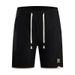 Men's Plus Size Korean Style Casual Summer Shorts Black Gray Khaki Cotton Polyester Beach Pants Trendy Five Point Mid Waist_viptrois.com